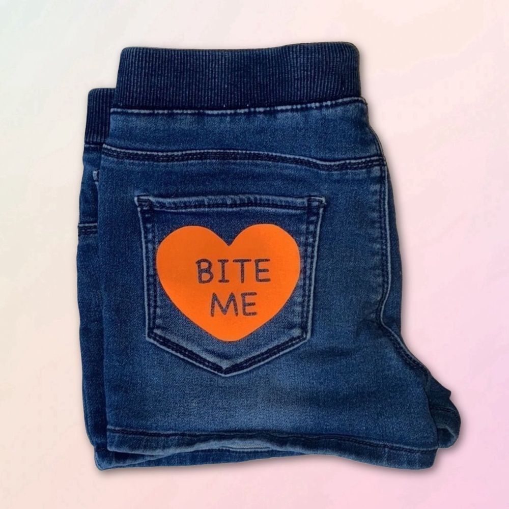 So Clothing, Retro, Upcycled, Denim Stretch, Micro Shorts
